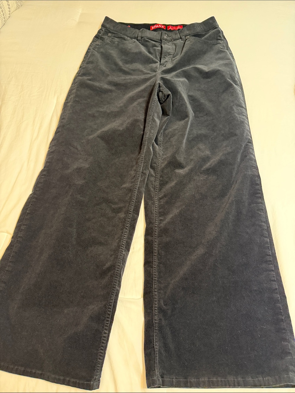 SPANX Womens Wide-Leg corduroy jeans. XL